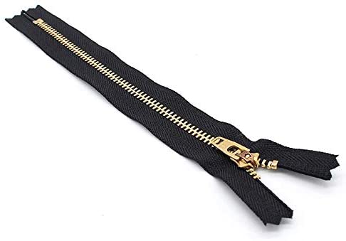 YKK® #4.5 Pants Brass Zippers - Black & White