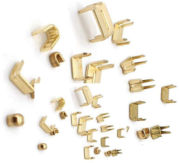 Zipper Repair Kit - #5 YKK Brass Auto Lock Sliders - 5 Sliders Per Pack with Top & Bottom Stoppers Included