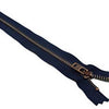 YKK #5 Antique Brass Jeans Zippers - Stock Colors
