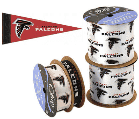 Falcons NFL Printed Ribbon