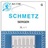 Schmetz Overlock Machine Needles - BLX1 Sizes 75/11 (2) & 90/14 (3)