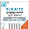 Schmetz Chrome Universal Machine Needles Size 12/80 5/Pkg