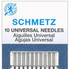 Schmetz Universal Machine Needles Size 70/80/90/100 10/Pkg