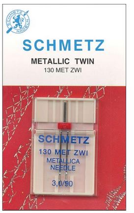 Schmetz Double Metallic Machine Needle Size 3.0/90 1/Pkg