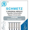 Schmetz Chrome Universal Machine Needles Size 14/90 5/Pkg