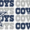 Dallas Cowboys 2.5" - Officially Licensed - NFL Ribbon