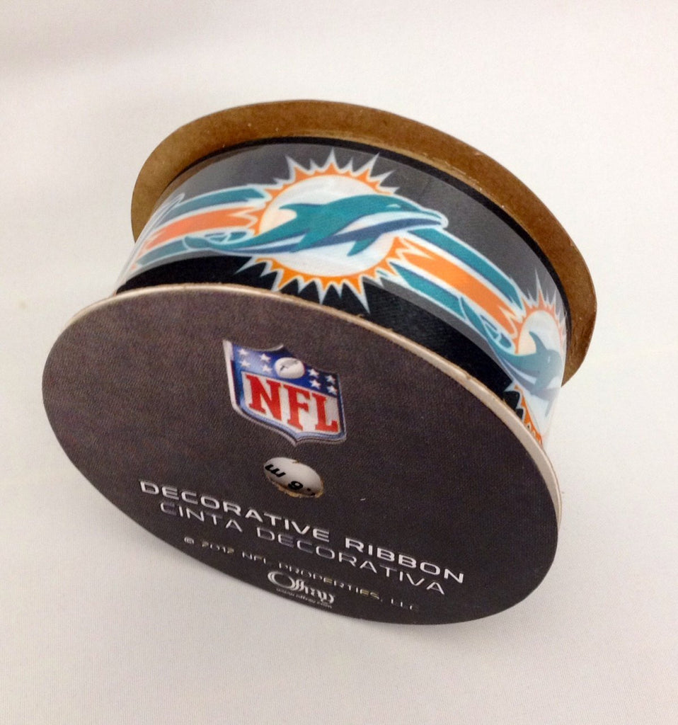 Miami Dolphins Ribbon Dog Leash