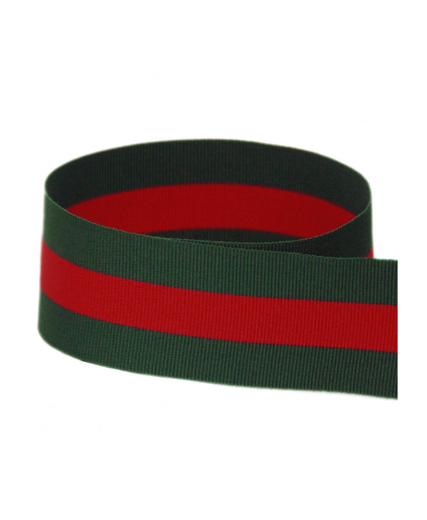 Red/Green Stripe Ribbon