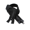 YKK® #3 Vislon Molded Plastic 2 Way Separating Black Zipper