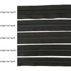 YKK CF Coil Zipper Black Chain Tape #3, #4.5, #5, #8 or #10 - Long Sliders / Stoppers