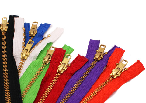 All #5 Medium Weight Separating Zippers