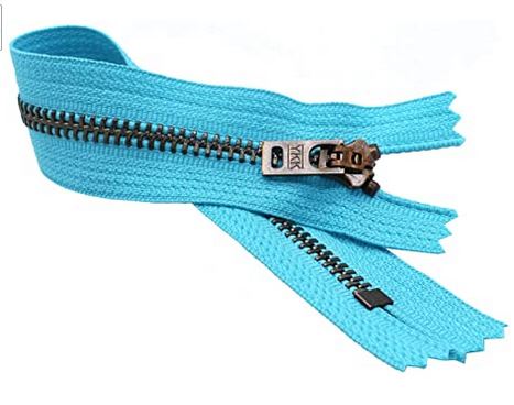 YKK #5 Antique Brass Jeans Zippers - Stock Colors 1