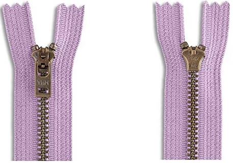 YKK #4.5 Antique Brass Jeans Zippers - Stock Colors