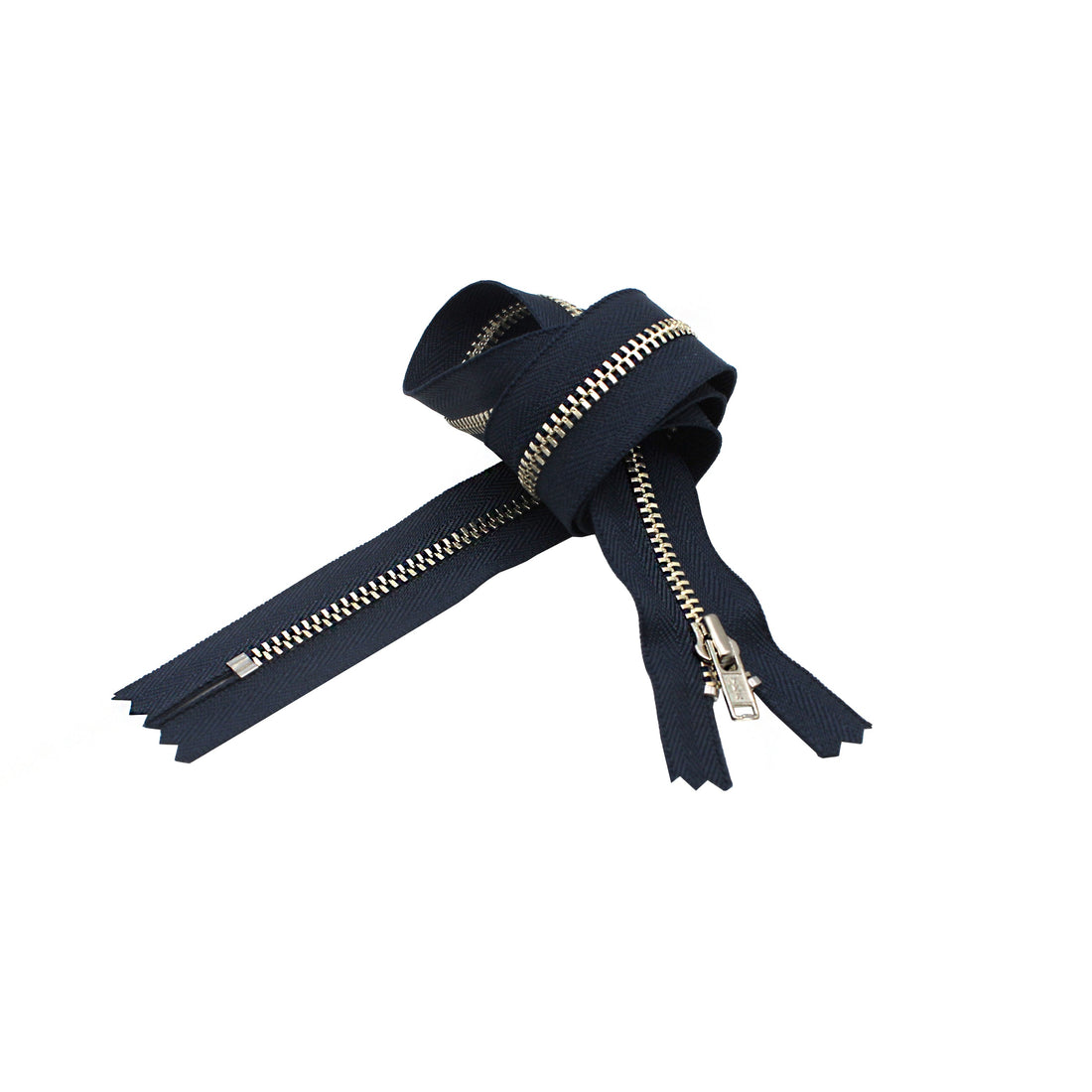 YKK® #3 Metal Nickel Lightweight Closed Bottom Zippers