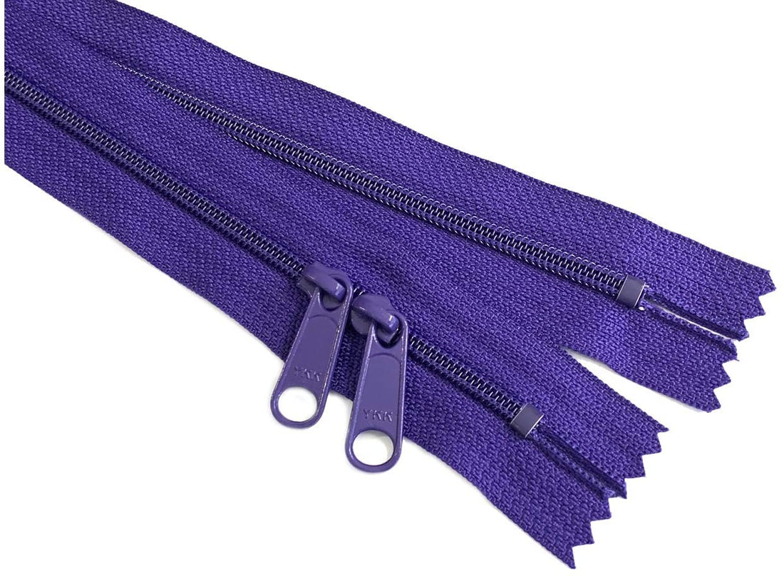 YKK® #4.5 Double-slide handbag zipper (Individual)