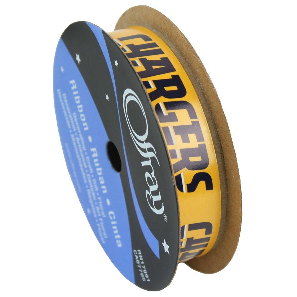 Chargers NFL Printed Ribbon