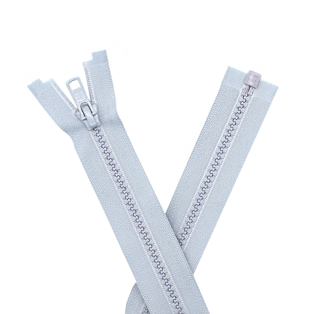 YKK® #5 Vislon Molded Plastic Separating Zippers - Non-Stock Colors