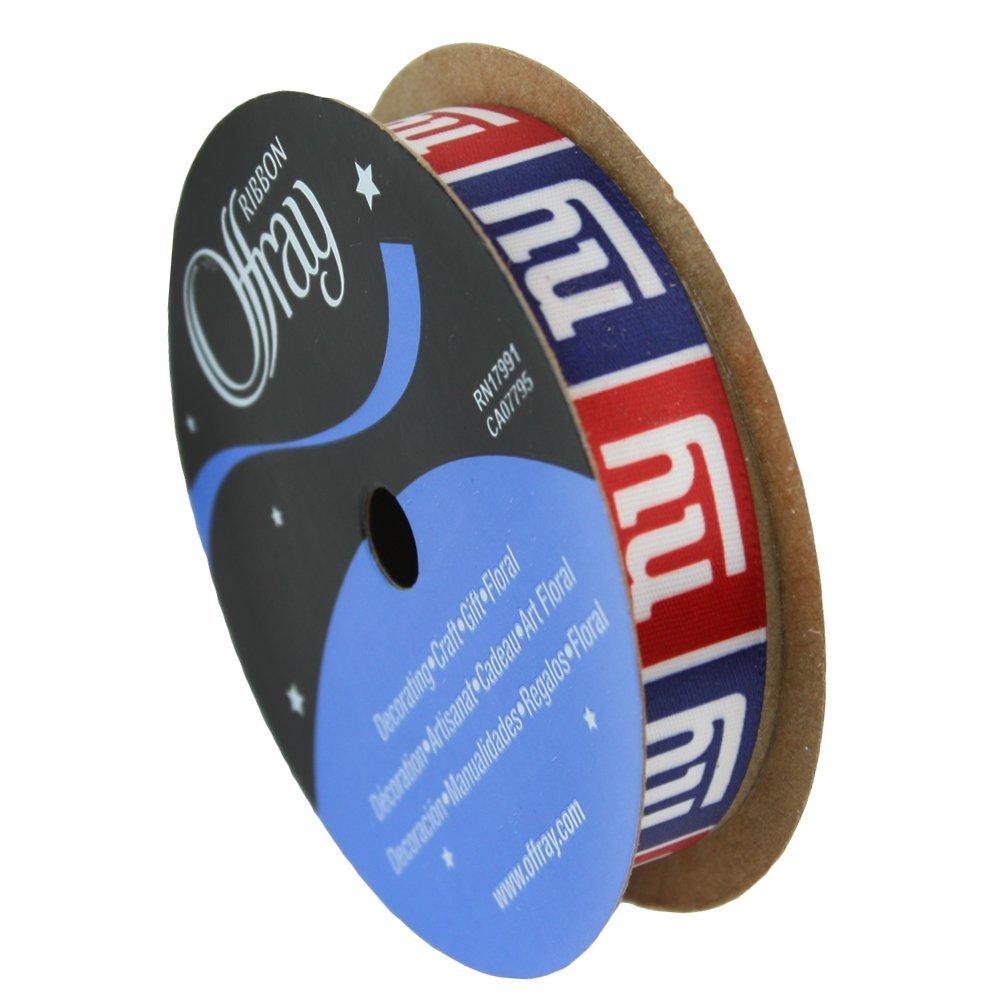 Giants NFL Printed Ribbon