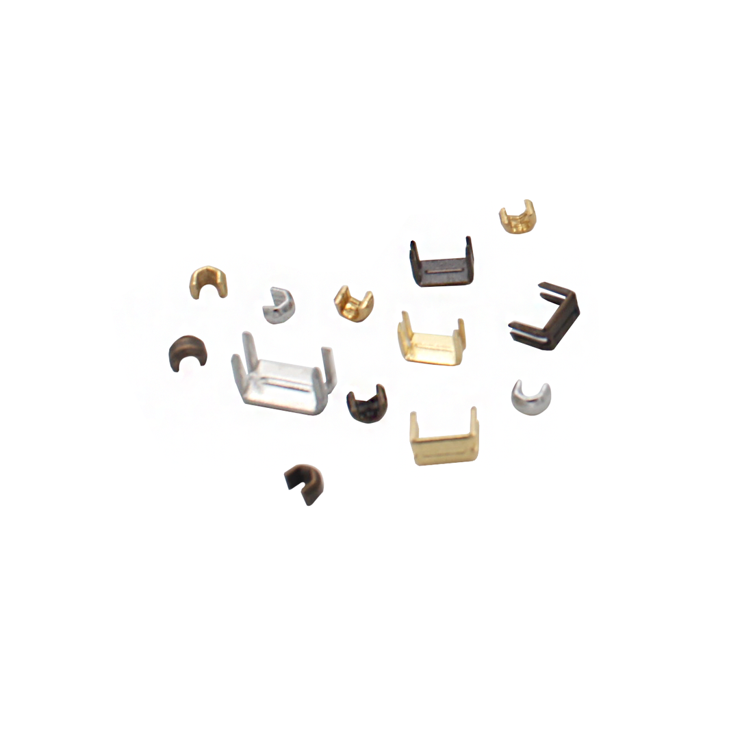 YKK Fancy Sliders Kit - Mix Of Brass Aluminum Antique Brass Finishes