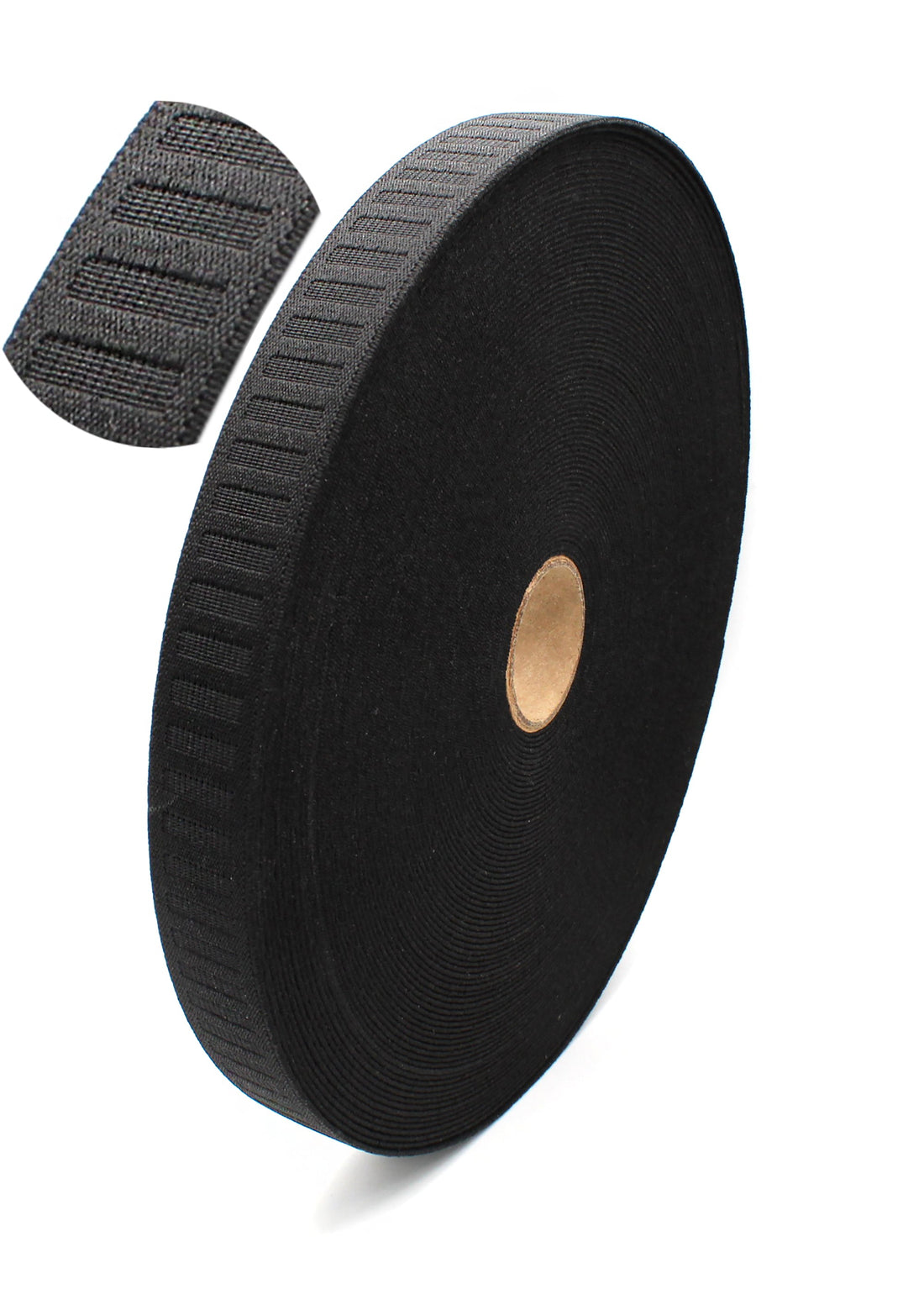 Non-Roll Woven Elastic - Black or White