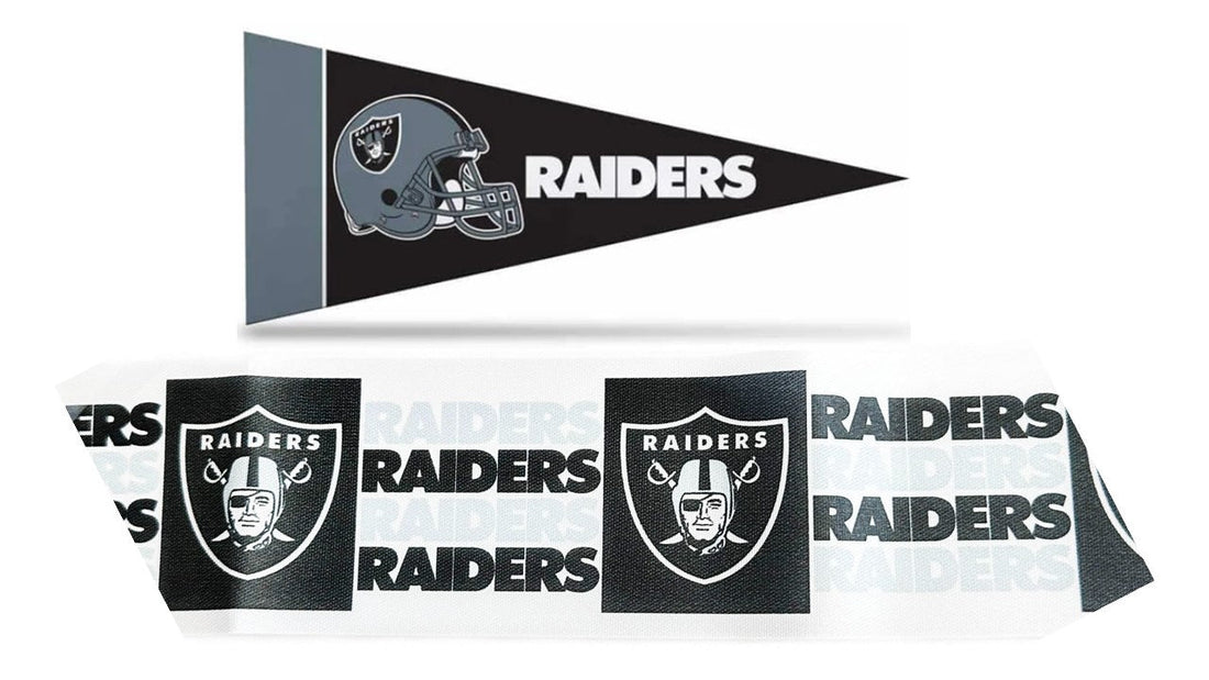 Las Vegas Raiders 2.5" Officially Licensed - NFL Ribbon