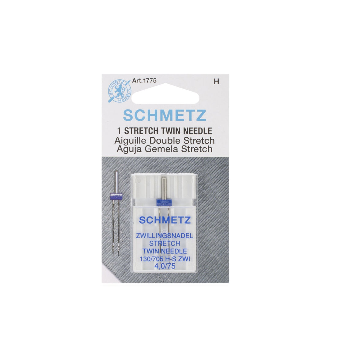 Schmetz Stretch Twin Needles - Size 4.0 75/11