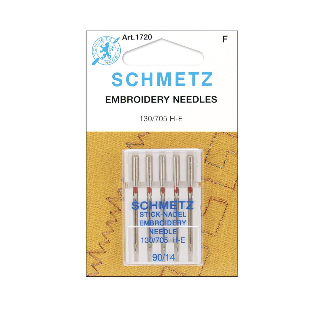 Schmetz Embroidery Needles - Size 90/14