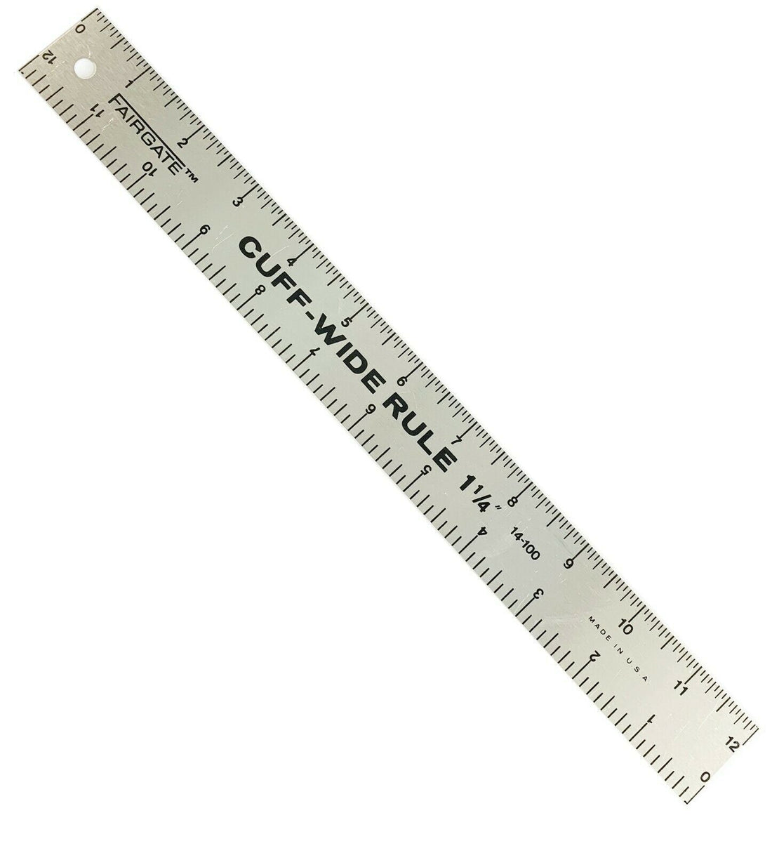 Fairgate Aluminum Ruler Cuff-Width Ruler