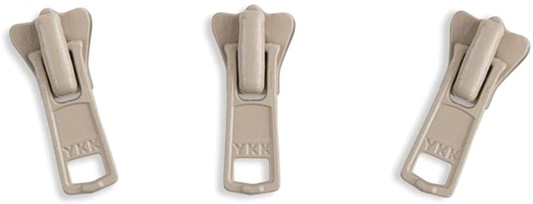 YKK Zipper Original Japanese Plastic Vislon Zipper Light Grey 