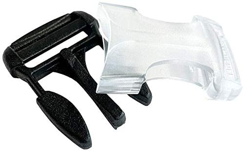 YKK® 1" Hammerloc Buckle with a Transparent Socket Side-Release Single Adjuster