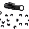 Zipper Repair Kit - #5 YKK Vislon Reversible Sliders - 3 Sliders + 14 Top Stops - Made in The United States - Color: Black