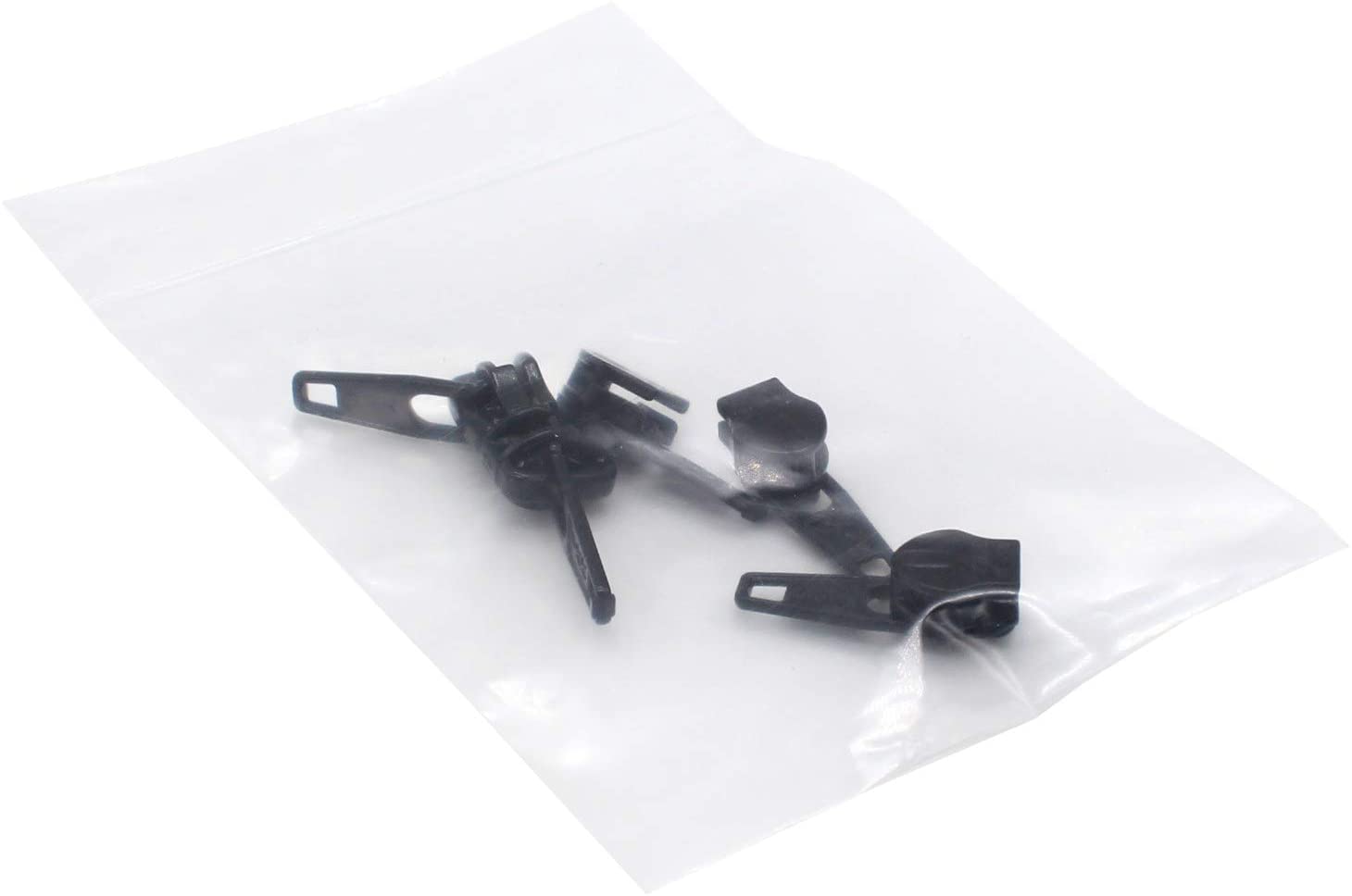 Zipper Repair Kit - #5 YKK Vislon Molded Jacket Black Zipper Sliders -  Color: Black - Choose Your Quantity - Made in The United States (3)