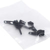 Zipper Repair Kit - #4.5 YKK Coil Automatic Lock Jacket Sliders - 5 Sliders Per Pack - Color: Black - Made in The United States