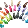 Zipper Repair Kit - #3 Auto Lock YKK Sliders - 30 Sliders Per Pack (Bright & Neutral Colors) - Made in The United States