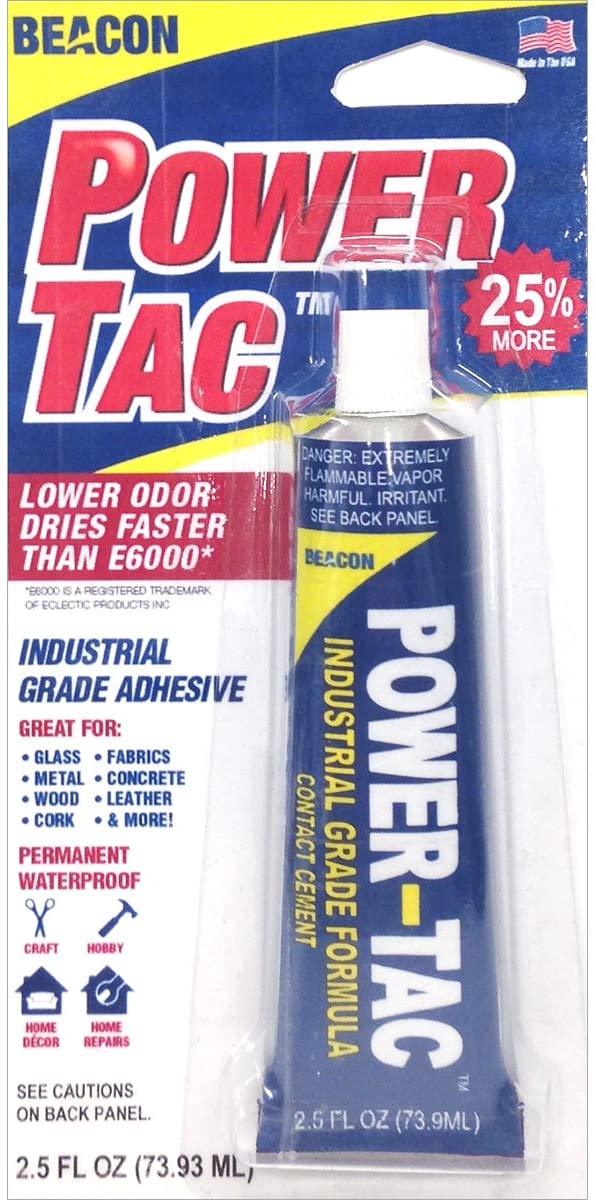 Power-Tac Glue 2.5oz Large Tube