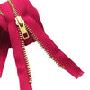 YKK #5 Brass Closed Bottom Zippers 34" - Stock Colors