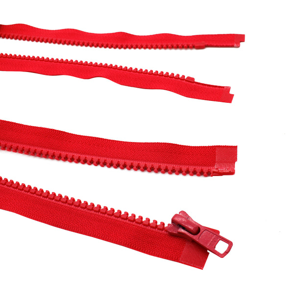 YKK® #5 Vislon Molded Plastic Separating Zippers - Non-Stock Colors