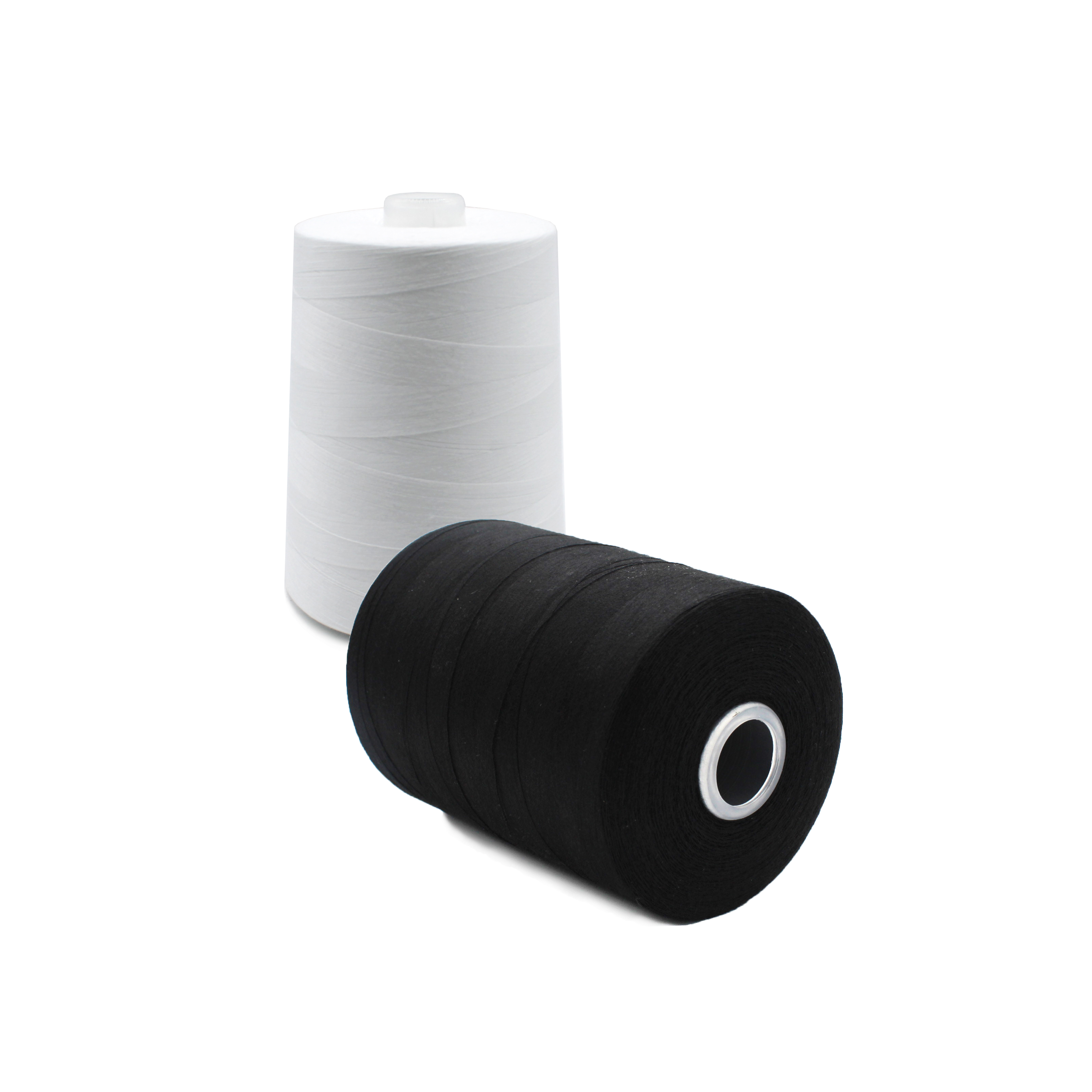 High Quality Embroidery Cotton Yarn Core Sewing Threads Cotton Polyester  Spun White Black Color 40/2 50/2 3000m 4000m 5000m - China High Quality  Polyester Exquisite Embroidery and 40/2 Polyester Sewing Thread price