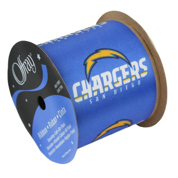 Chargers NFL Printed Ribbon
