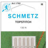 Schmetz Topstitch Machine Needles Size 80/12 5/Pkg