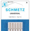 Schmetz Universal Needles - Sizes 70/10 (2), 80/12 (2) & 90/14 (1)