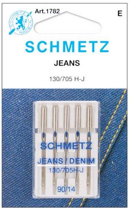 Schmetz Jean & Denim Machine Needles Size 90/14 5/Pkg