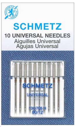 Schmetz Universal Machine Needles Size 80/12 10/Pkg