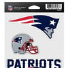 New England Patriots NFL 3 Pack Stickers