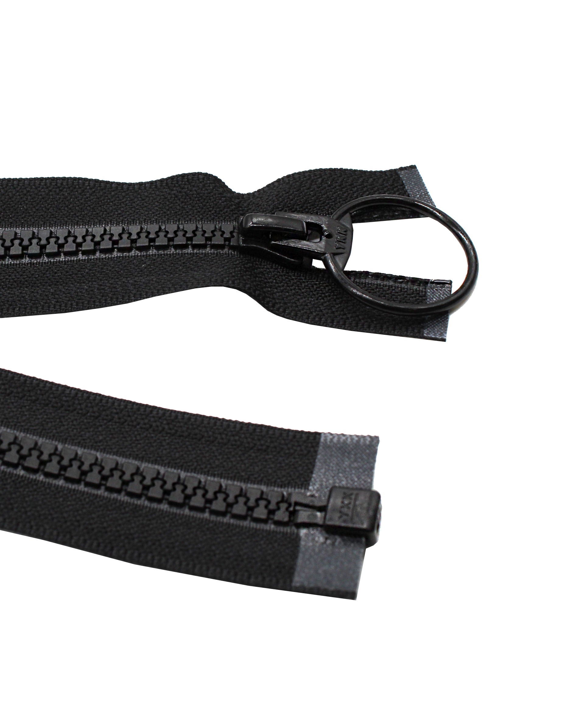 YKK #5 MT 2-Way Separating Reversible Zipper Old Style - 32 inch - Black