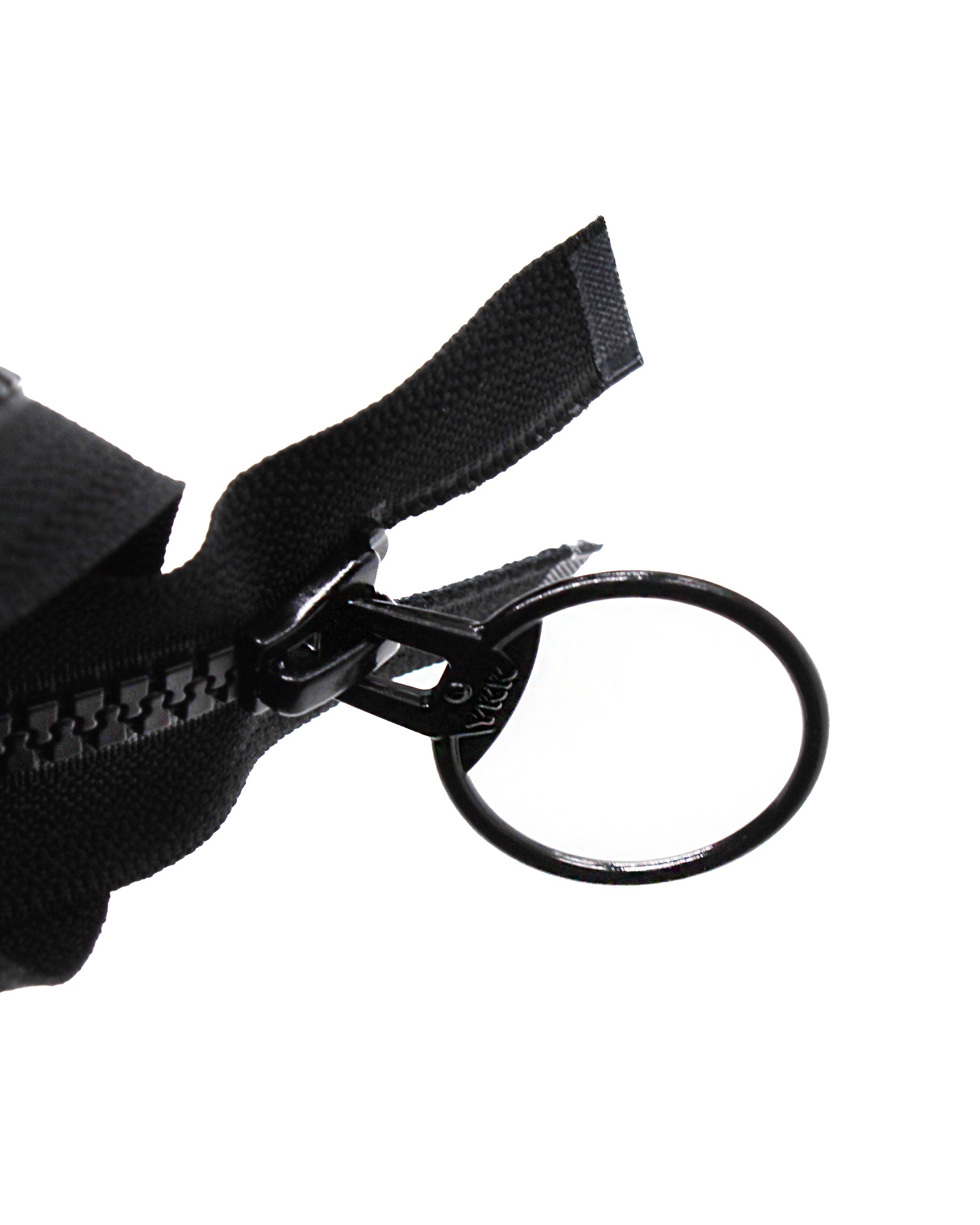 custom replacement zipper pulls black zipper