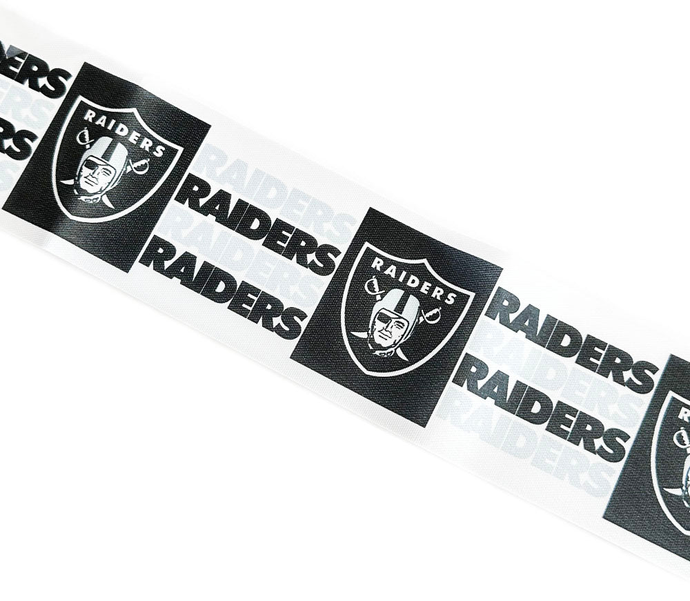 Las Vegas Raiders 2.5' Officially Licensed - NFL Ribbon