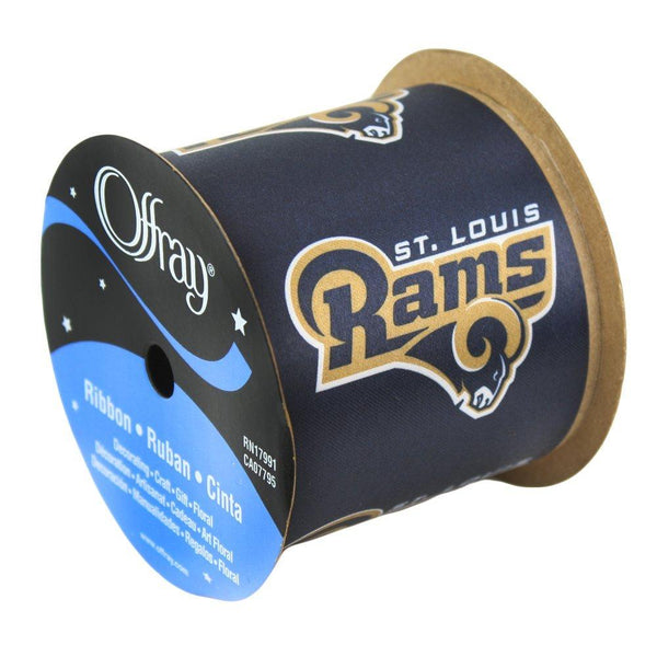 Rams NFL Printed Ribbon