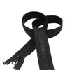 YKK® #5 Molded Plastic Separating Zippers - Black & White - 14" to 36"