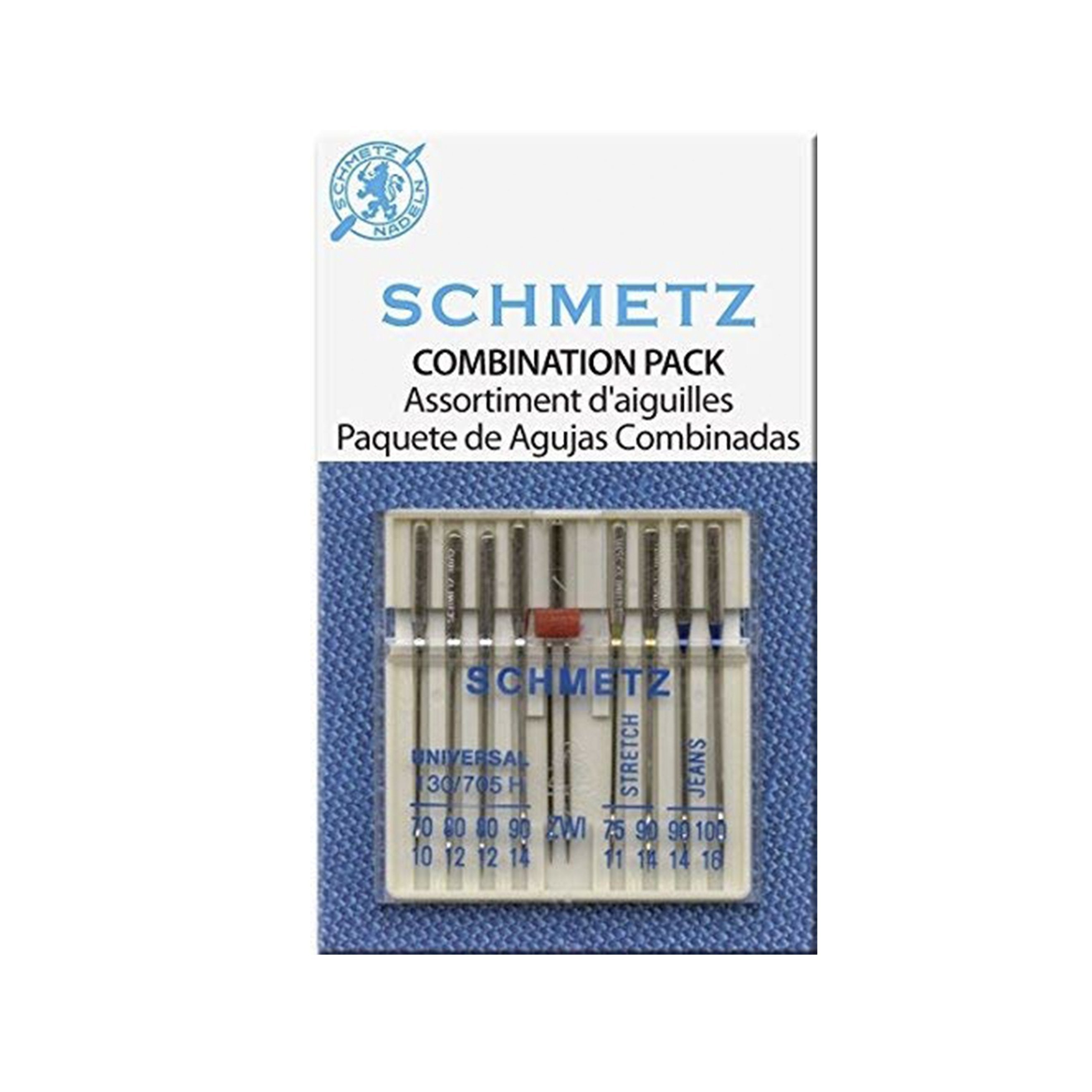 Denim and Universal Sewing Machine Needles Combo Pack, (Size